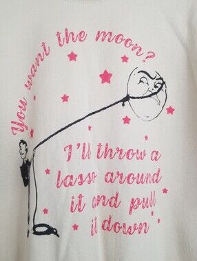 Gildan You Want The Moon? Sweatshirt Size Large
